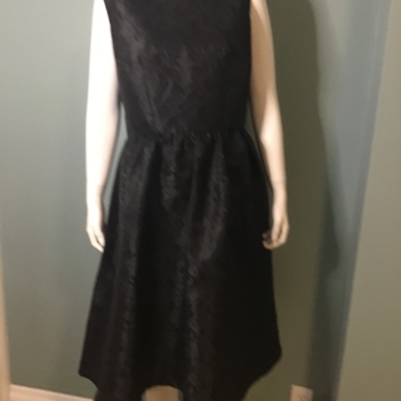 Black Jacquard Party Dress NWOT - Picture 6 of 6